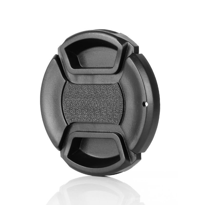 ChromLives Camera 52mm Lens Cap Center Pinch with Lens Cap Leash Hole Bundle Compatible with DSLR Cameras Nikon Sony Canon & Other DSLR Cameras UV Lens (52mm) - Image 3